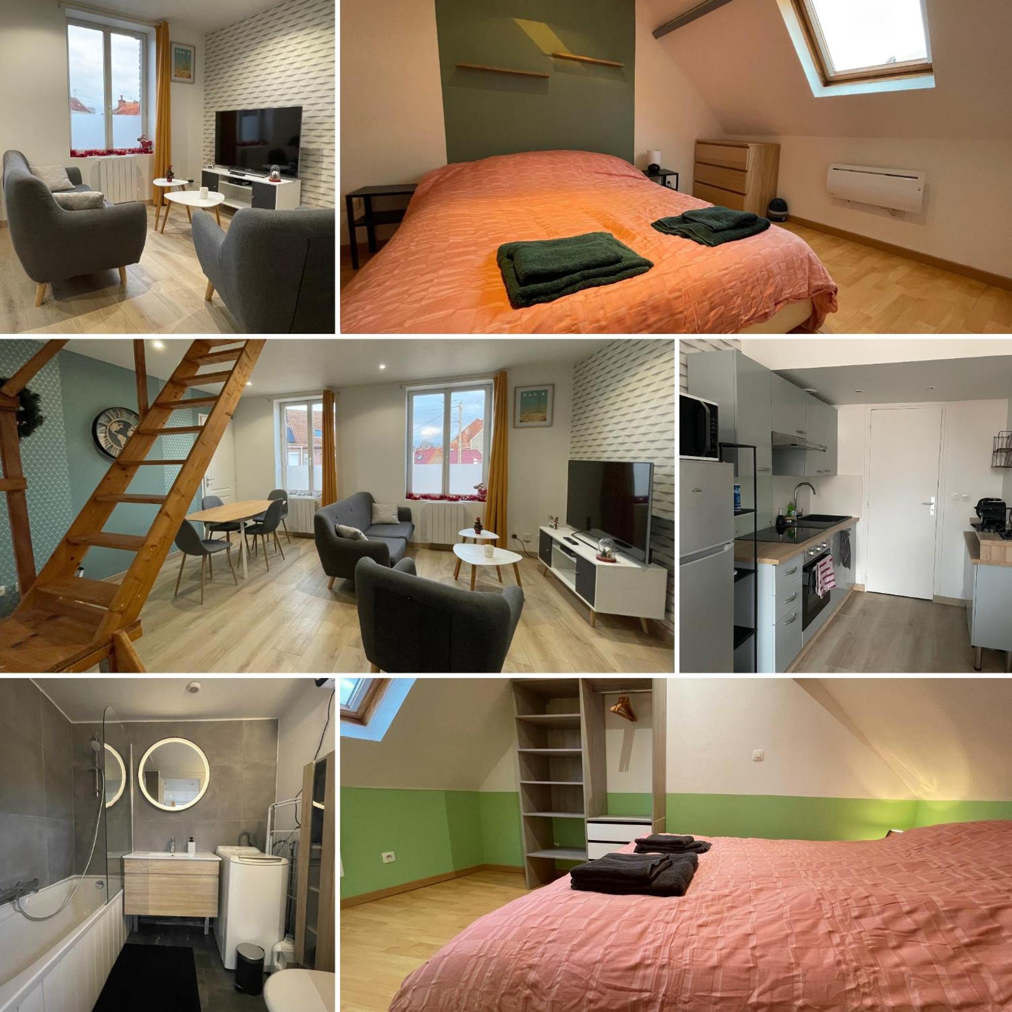 Gite Le Duplex - 5Min De La Gare Vers Lille-Lens-Arras Phalempin Dış mekan fotoğraf