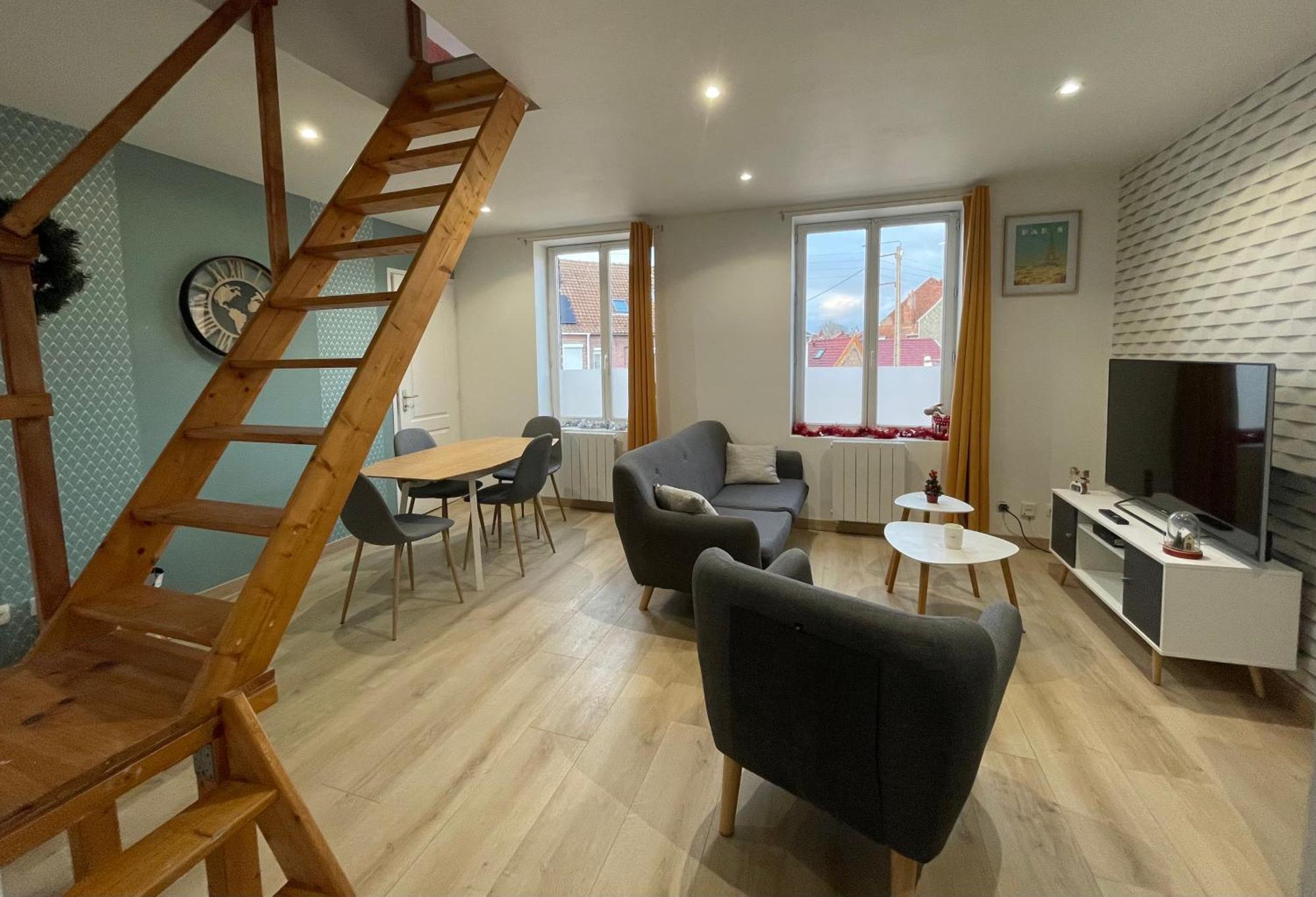 Gite Le Duplex - 5Min De La Gare Vers Lille-Lens-Arras Phalempin Dış mekan fotoğraf