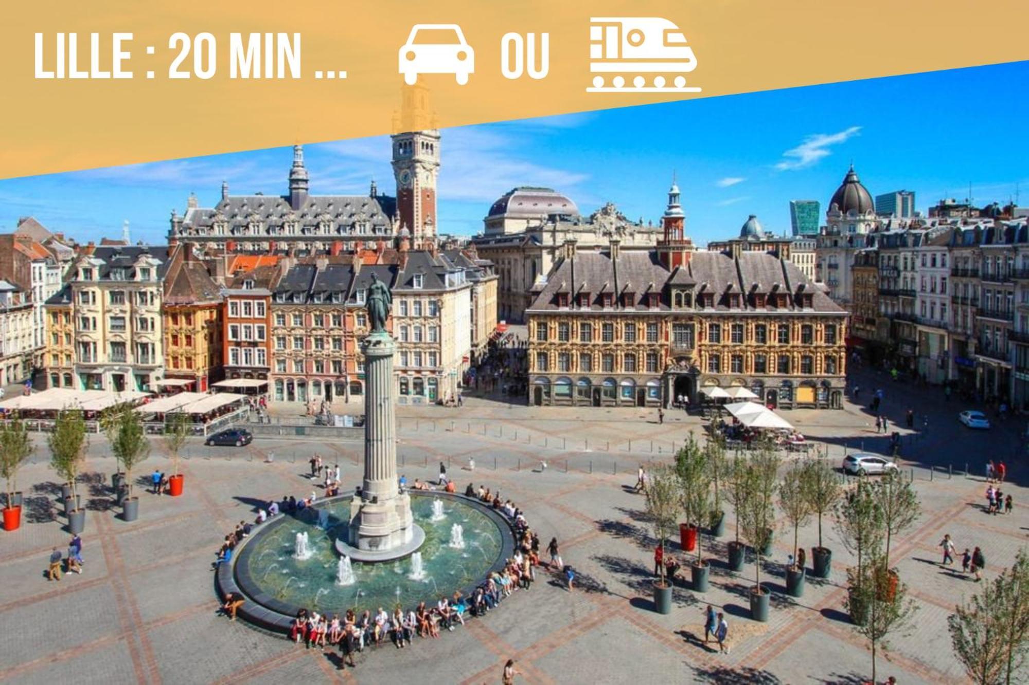 Gite Le Duplex - 5Min De La Gare Vers Lille-Lens-Arras Phalempin Dış mekan fotoğraf